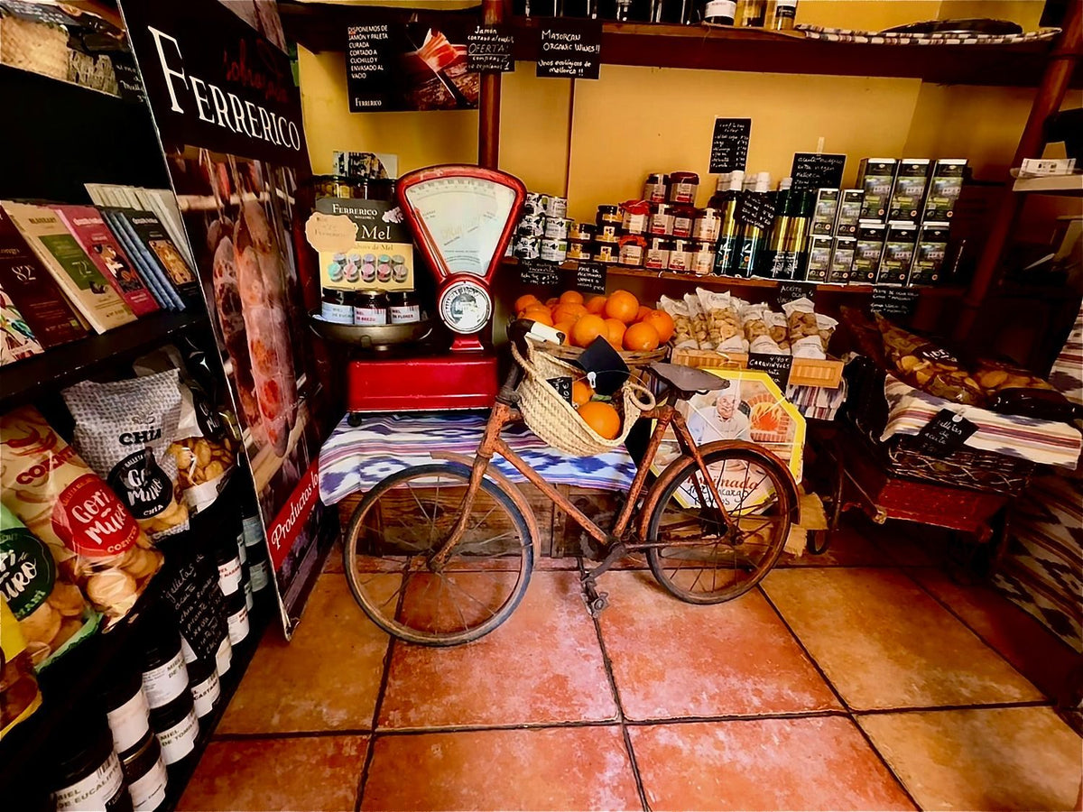Old School Grocery Store Complete with a Delivery Bike