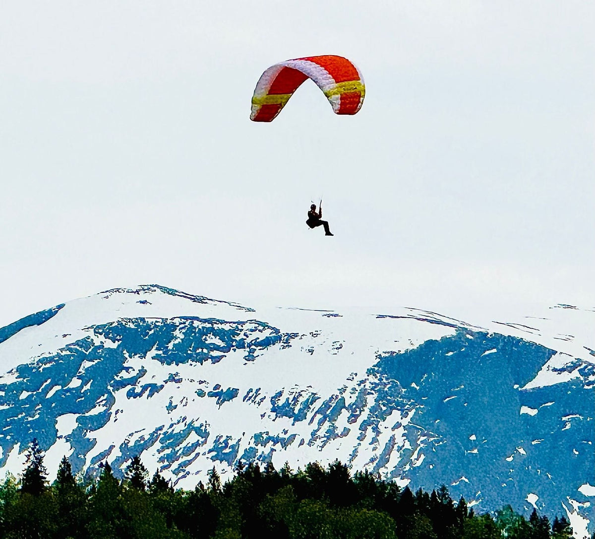 Paragliding in the German Bavarian Alps