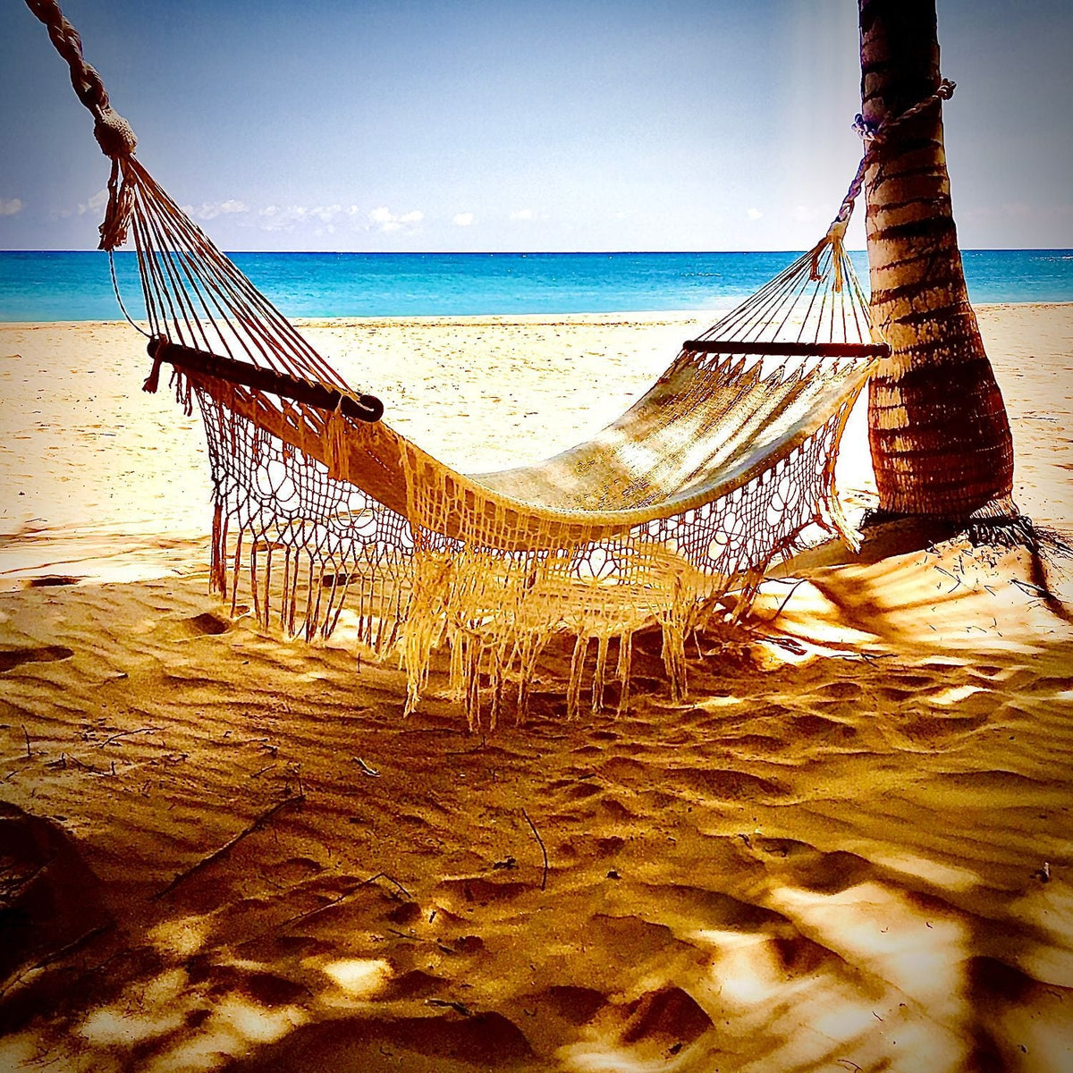 Relaxing Hammock Under the Palms, Lil’ Cayman Isle