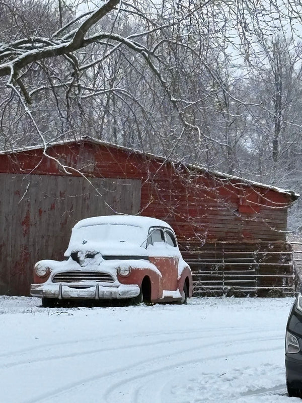 1949 Plymouth After the Snow Storm