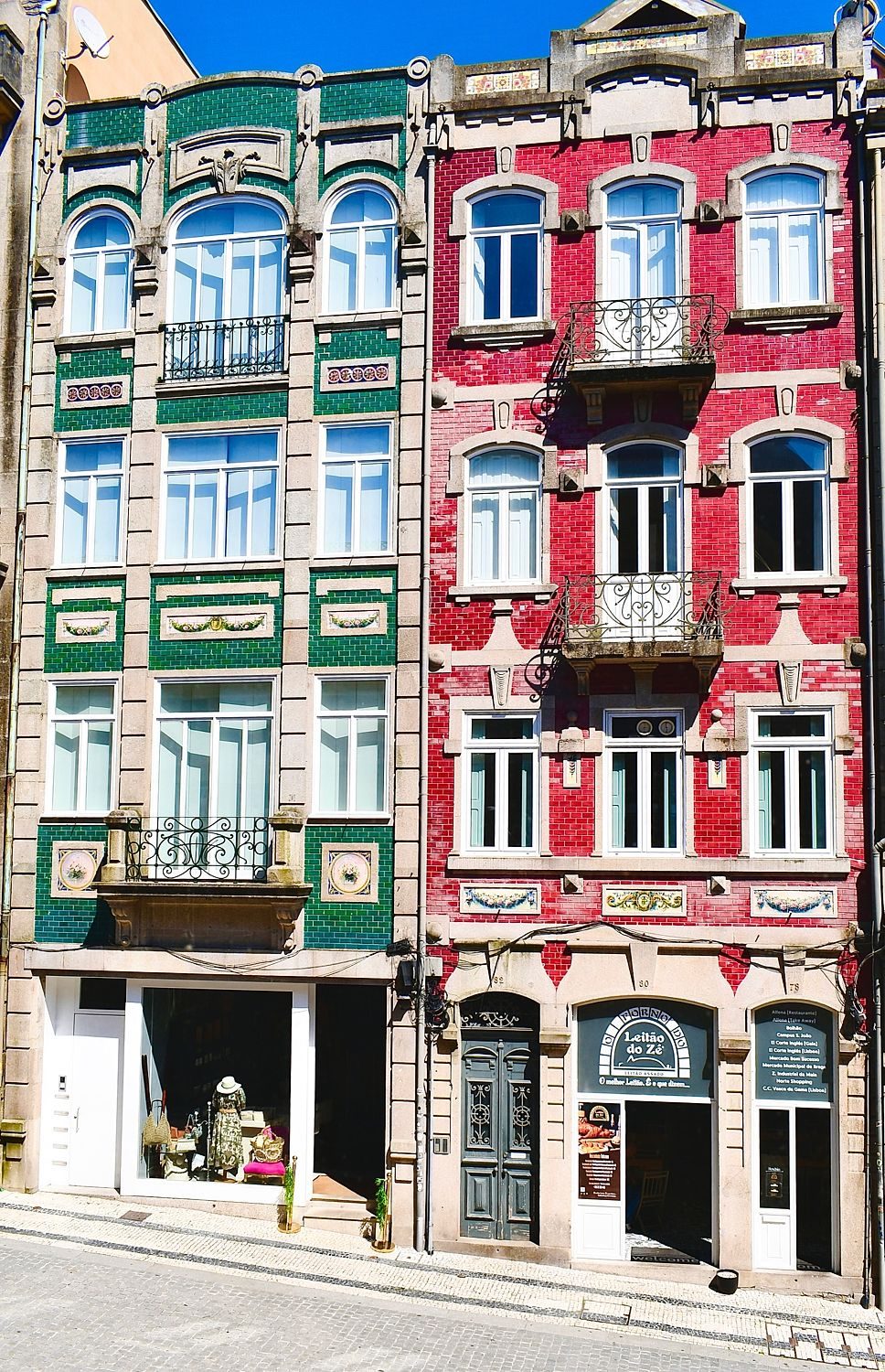 Colorful Buildings in Porto