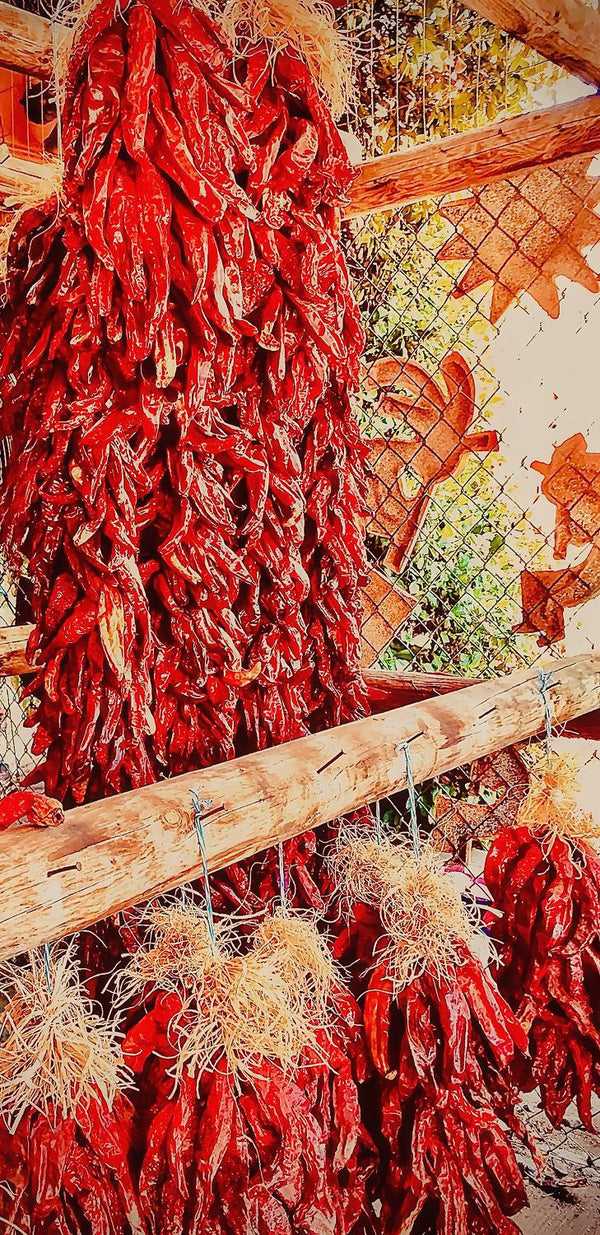 Drying Red Chilies in the Southwest Air