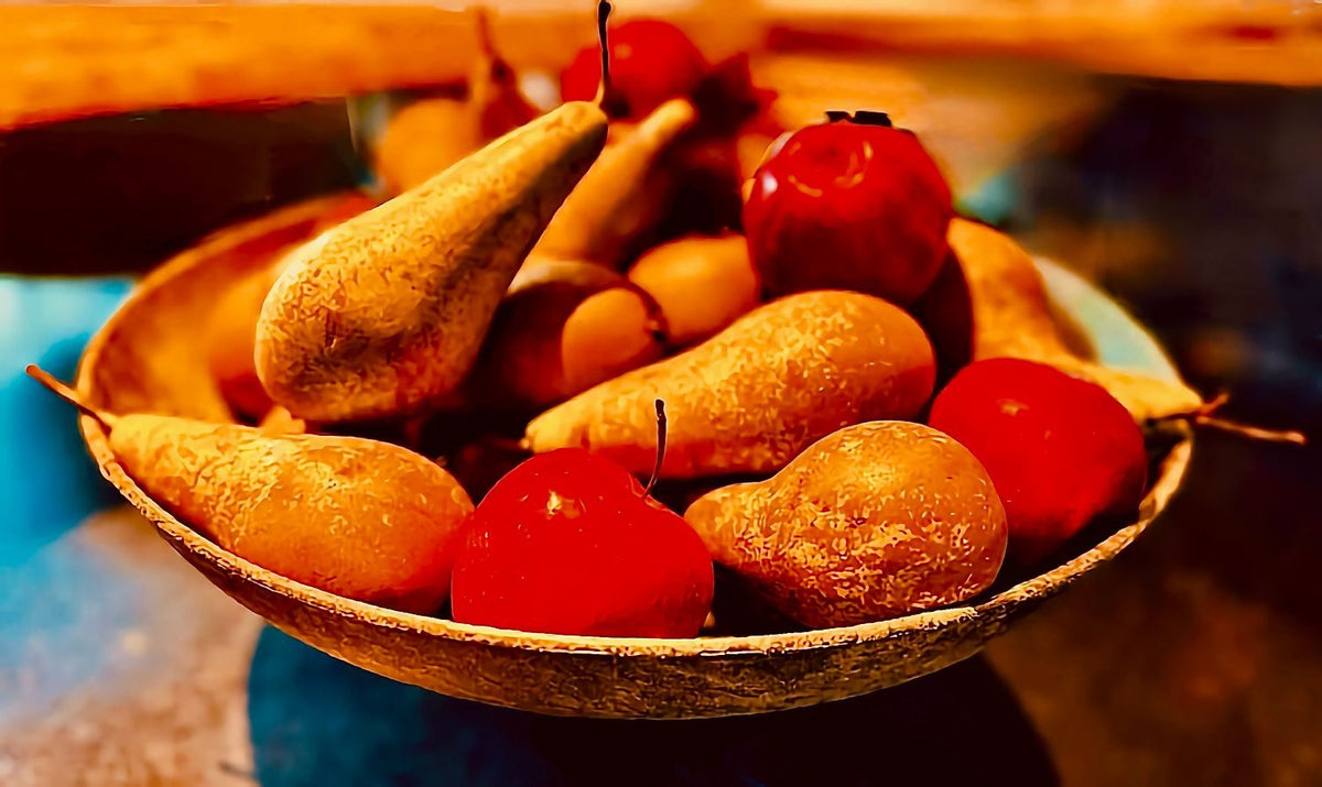 Freshly Harvested Pears and Apples