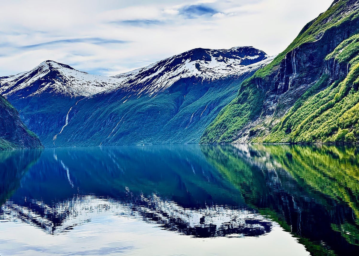 Morning Reflections on the Fjord