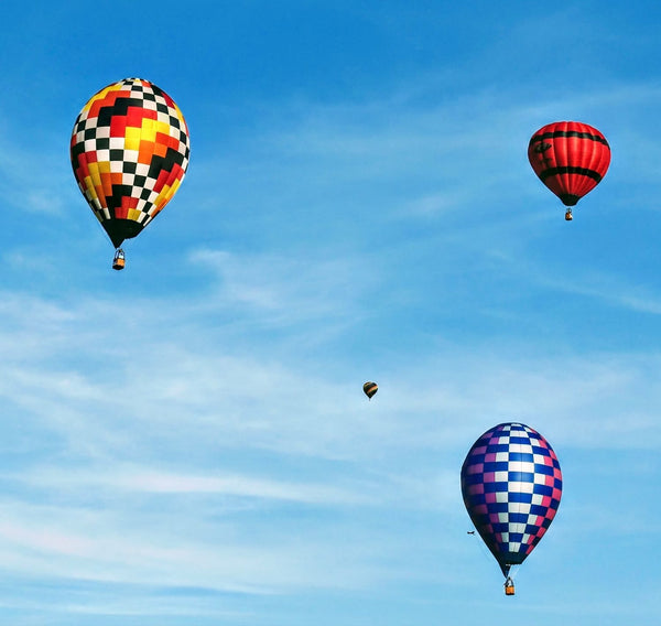 Multicolored Hot Air Balloon Spectacular