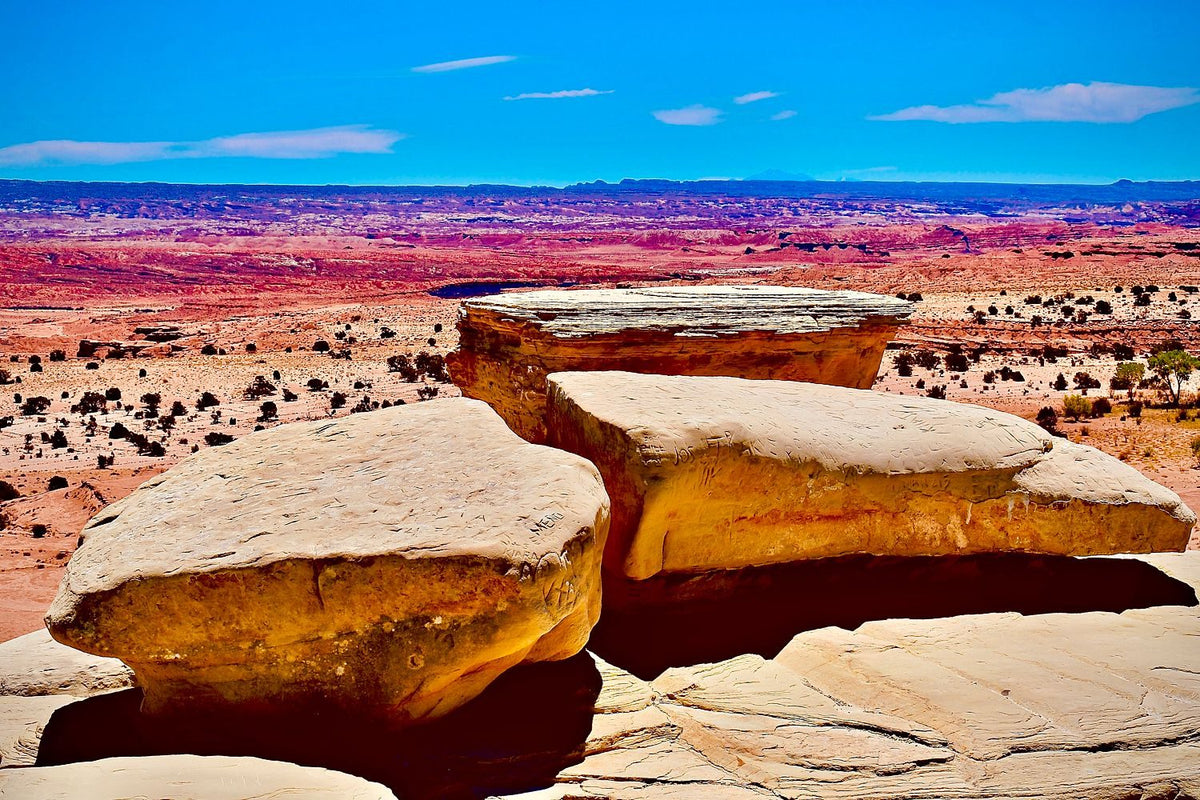 Navajo Overlook Point in the Southwest Desert