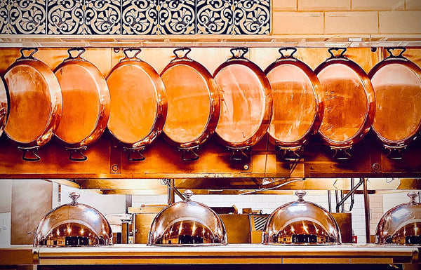 Polished Copper Serving Platters