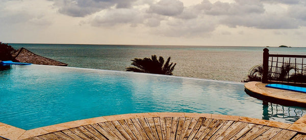 St. Vincent Islands Infinity Pool and the Atlantic