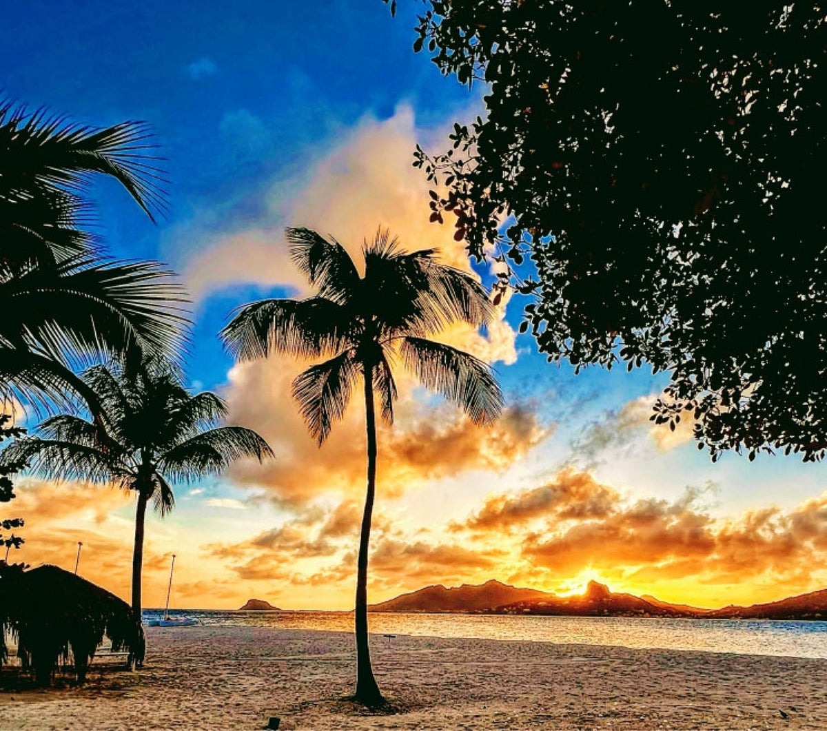 The Blue and Golden Hour in the Grenadines