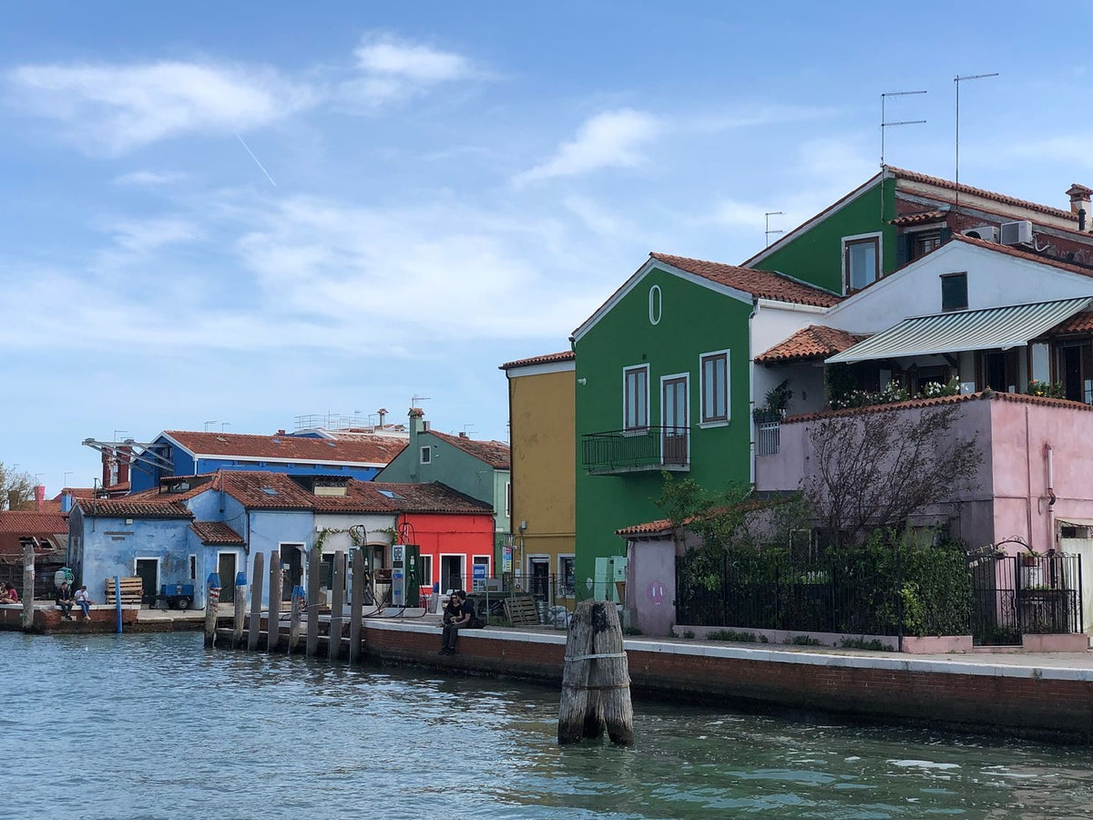 The Multi-Colored Buildings of Murano, Italy